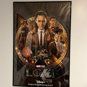 Loki Series Poster 24 x 36 in, Frame included